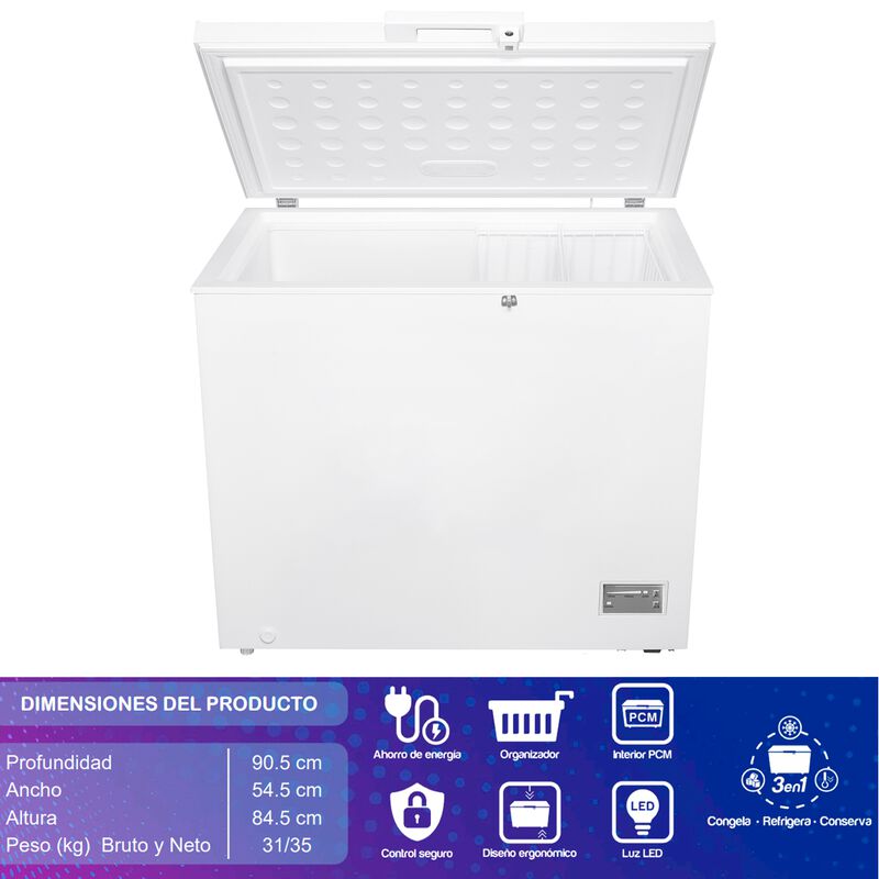 Congelador Horizontal AURUS AFC07W 7p3 image number null