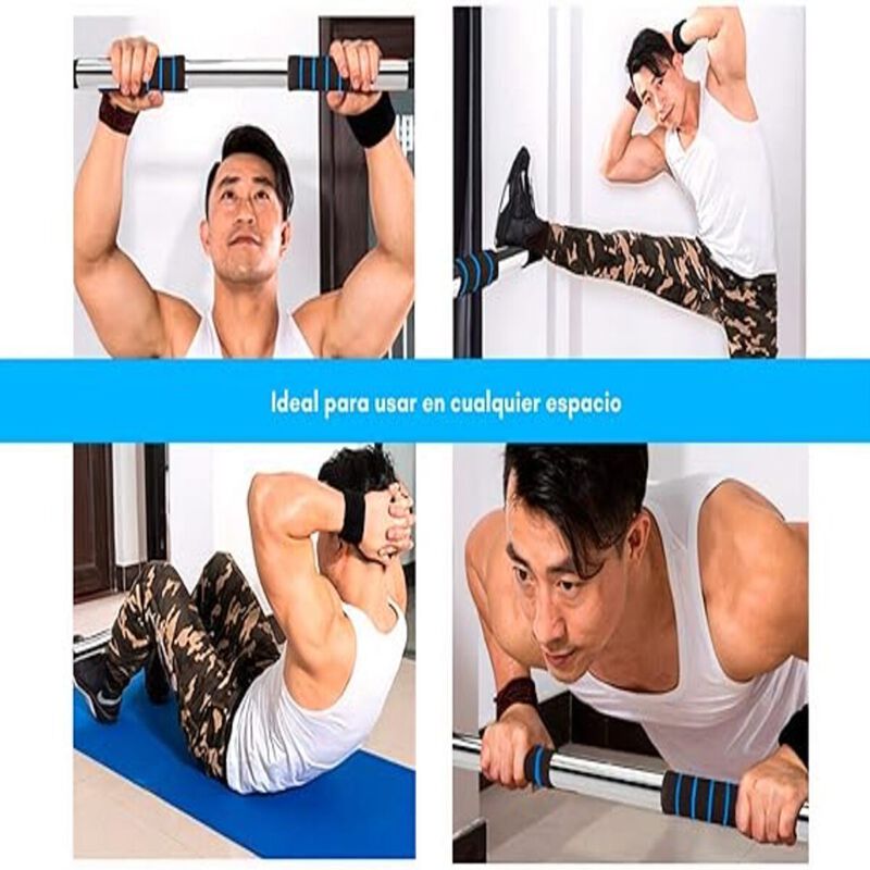 Barra de Dominadas Azul Bluelander image number null