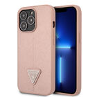 Funda Guess Triángulo Para iPhone 13 Pro Max - Rosa