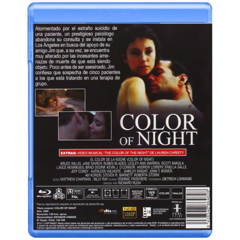 El Color De La Noche (blu-rayr) Color Of Night ... image number null