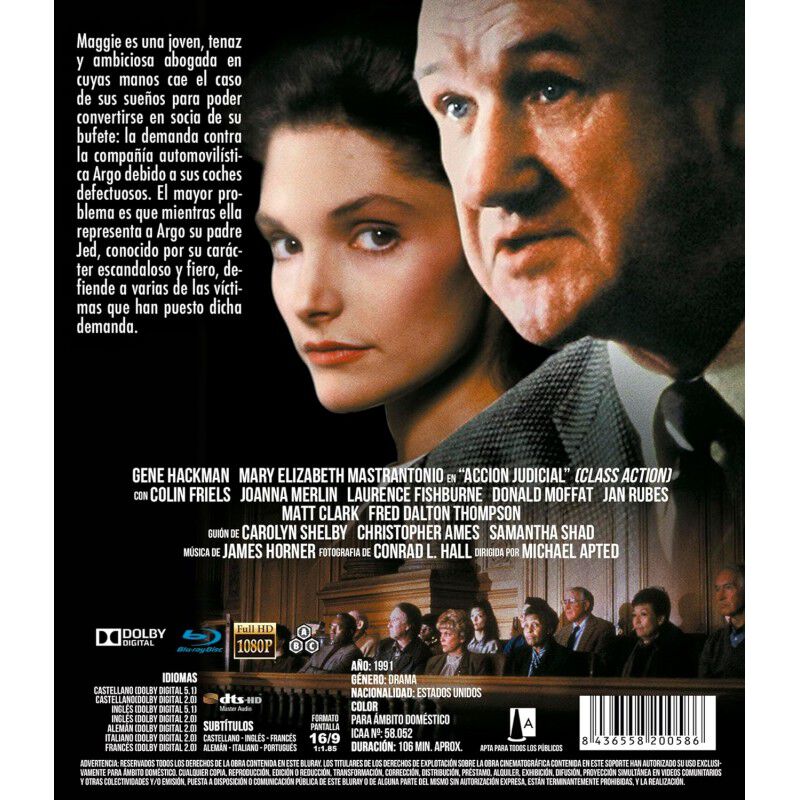 Acci&oacute;n Judicial [blu-ray.] (1991) Class Action image number null