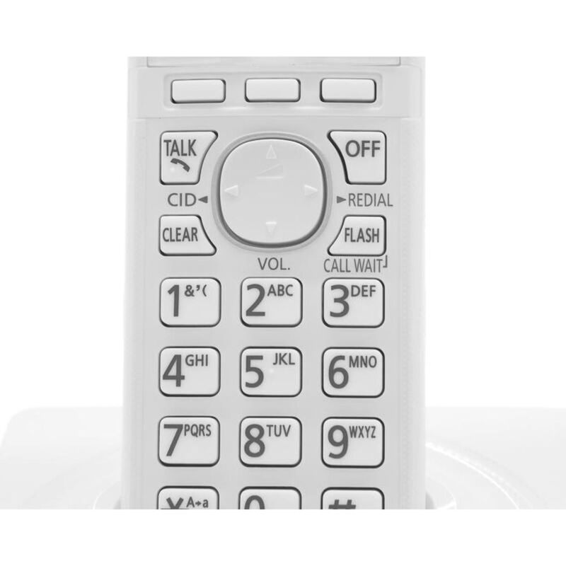 Teléfono Inalámbrico Panasonic KX-TG1711MEW Bla... image number null