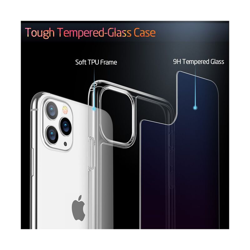 Funda Esr Mimic Para Iphone 11 Pro Transp Rojo ... image number null