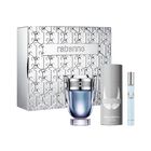Set de Hombre Paco Rabanne Invictus de 3 Pzs -Metal-