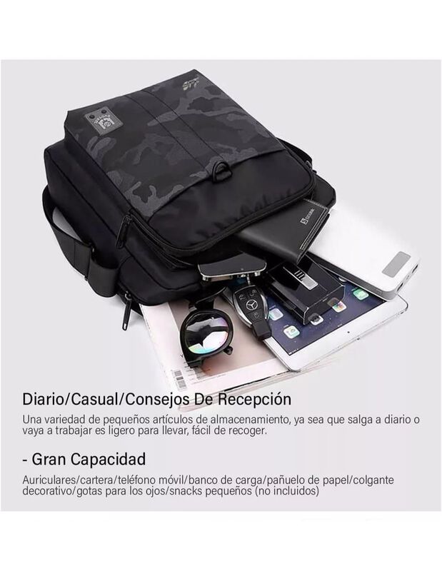 Bolsa Messenger Elego Para Hombre image number null