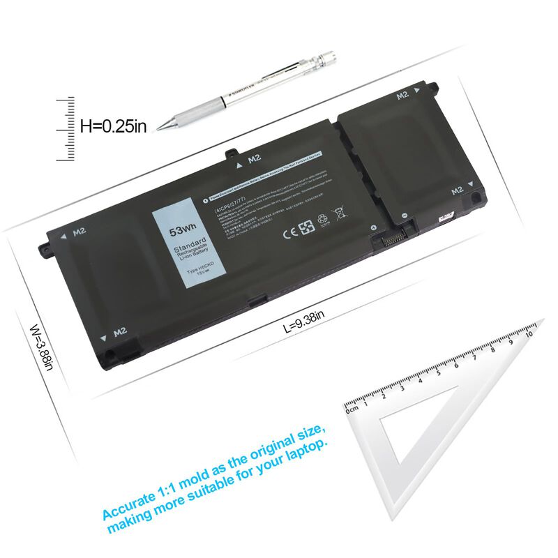 Bater&iacute;a Topkaiyuen 53wh Para Dell Inspiron 5400... image number null