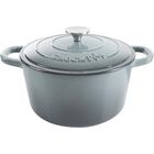 Oven Dutch Oven Crock-pot De Hierro Fundido Esmaltado Artesanal, 7 Litros, Gris Pizarra