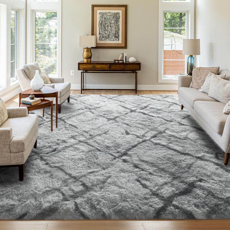Alfombra Finrèc Home 140x183 Cm Rayas Negras Y... image number null