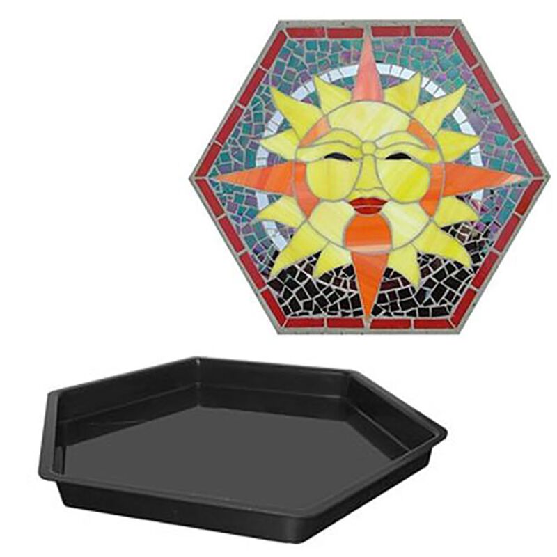 Molde Rainbow Art Glass Hexagonal De 30 cm Para... image number null