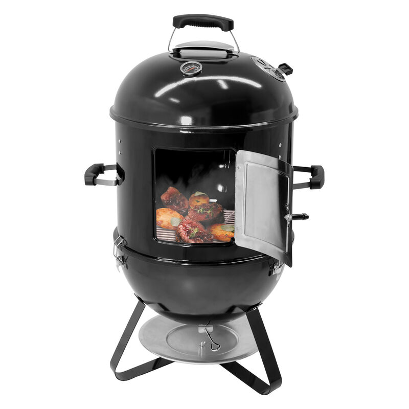 Asador Ahumador Tipo Bala 2 En 1 Carbon 2 Parri... image number null