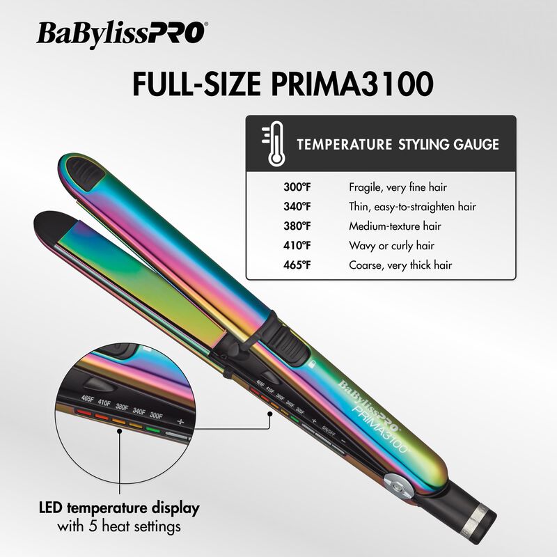 Alisador De Cabello Babylisspro Prima 3/4" Y 1"... image number null