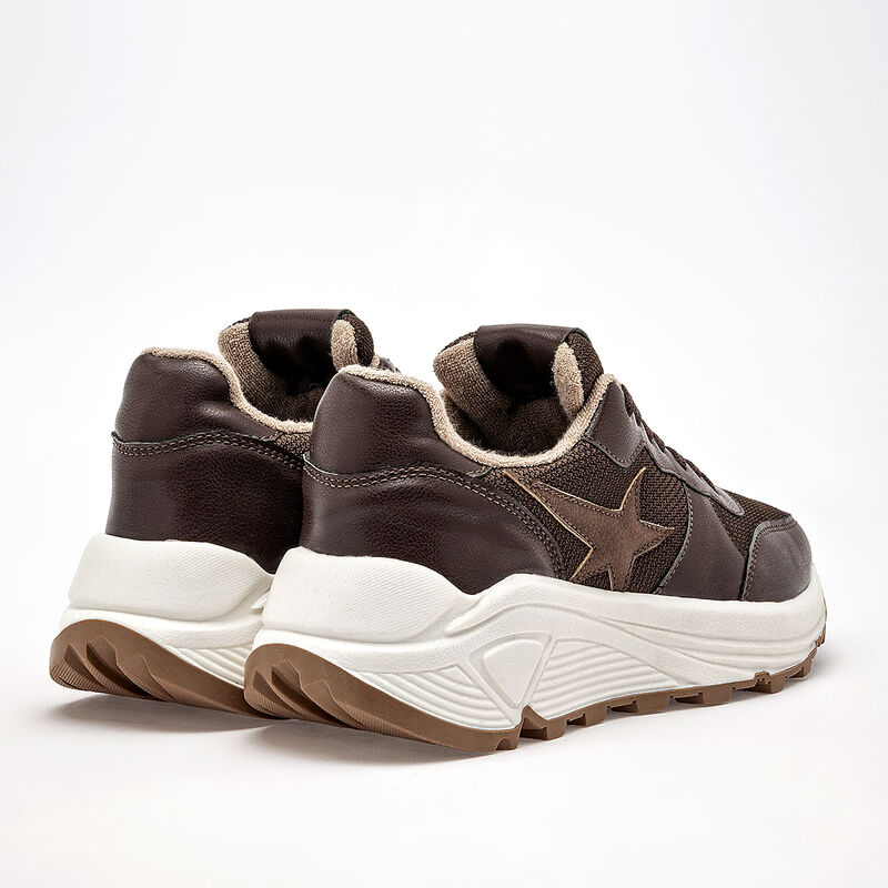 Been Class Tenis urbano para mujer caf&eacute; image number null