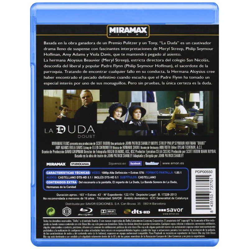 La Duda [blu-ray] image number null