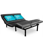 Base De Cama Ajustable Plus Roomi Individual Tecnolog&iacute;a De Masaje Lumbar + 2 Almohadas De Gel
