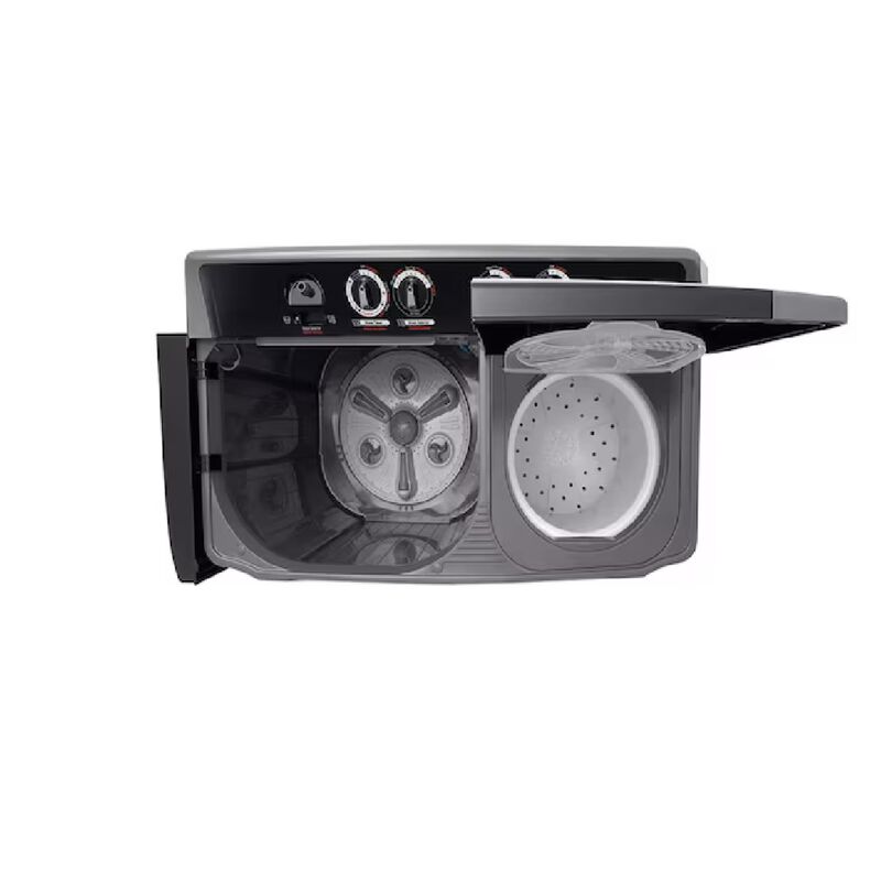 Lavadora Lg Wp18mar 18kg Doble Tina Gris Oxford... image number null