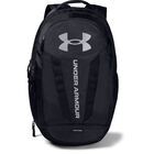 Mochila Under Armour Hustle 5.0 Unisex Para Adultos, Color Negro Y Plateado