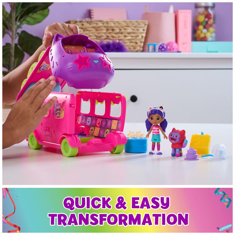 Autob&uacute;s Playset Gabby's Dollhouse Celebration P... image number null