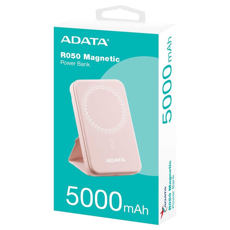 Bater&iacute;a Externa ADATA Mag 5000mAH Rosa Powerban... image number null