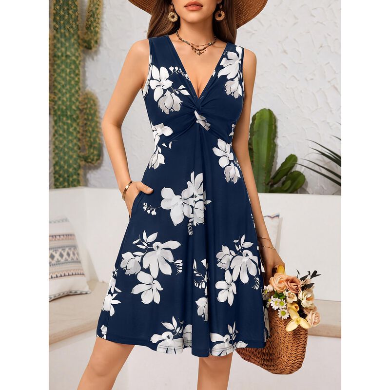 Vestido Mini Fluido Huhot Talla Plus 2026 image number null