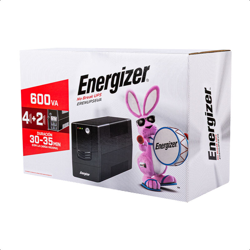 ENERGIZER No Break Ups 600va 360w Indicador Led... image number null