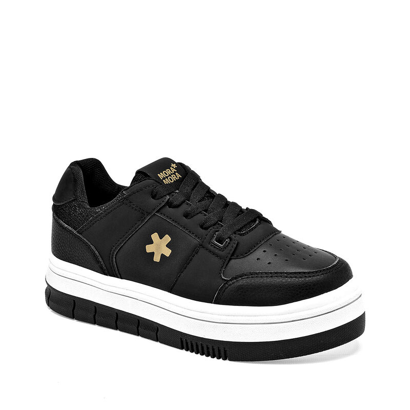 Moramora tenis chunky para mujer negro cod 1413... image number null