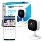 Cámara de Seguridad Inalámbrica TP-Link, Wifi para interiores, definición 2MP, alarma luz-sonido.
