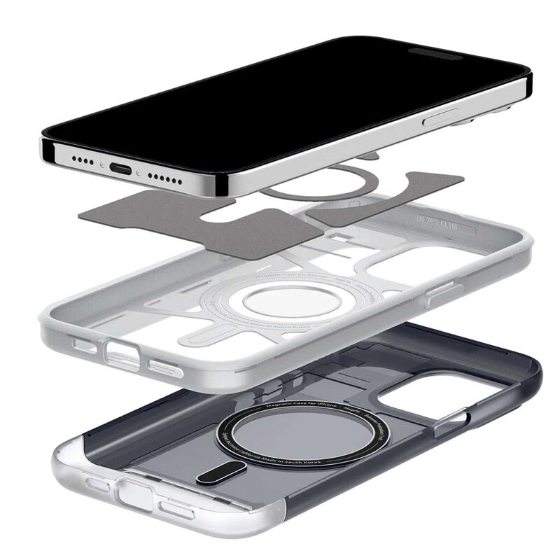 Funda Spigen C1 Mag Para Iphone 15 Pro Grafito image number null