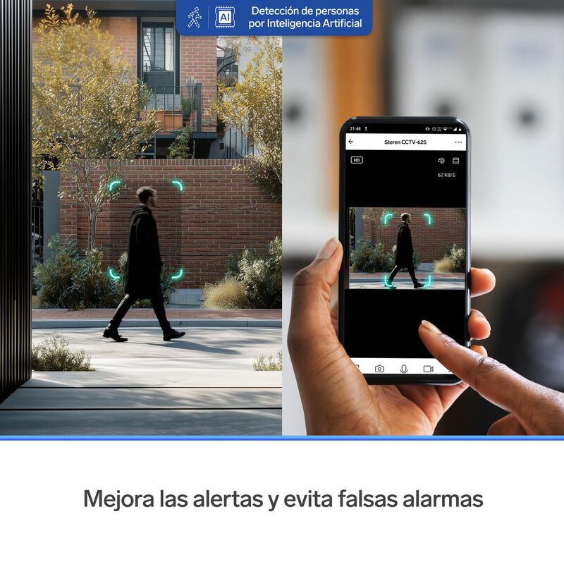 Minic&aacute;mara De Seguridad Wi-fi 6, 4 Mpx Fija, Do... image number null