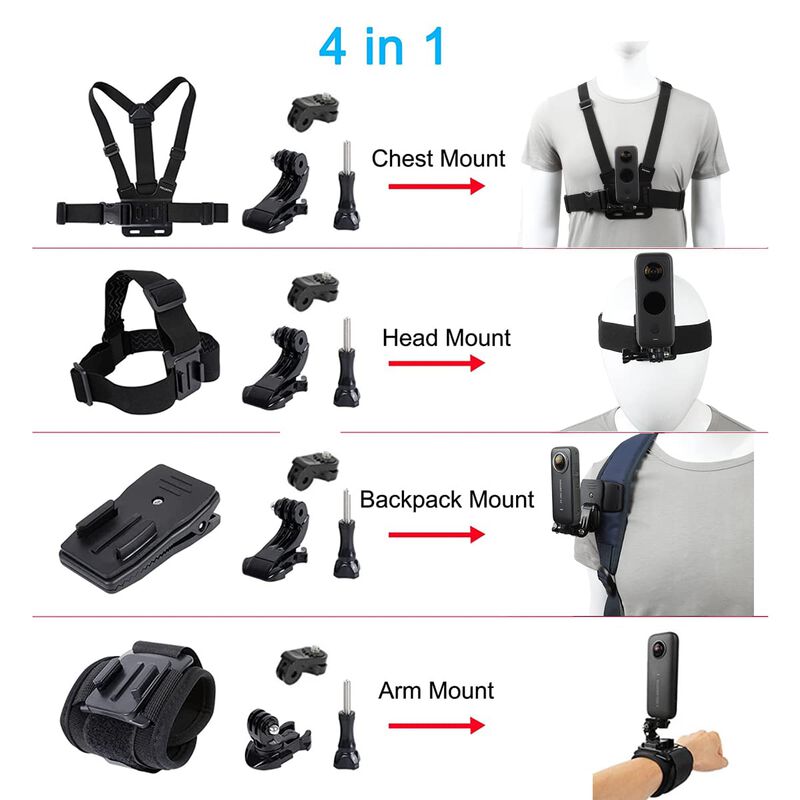 Kit De Accesorios Para Insta360 One X4/x3/x2/x,... image number null