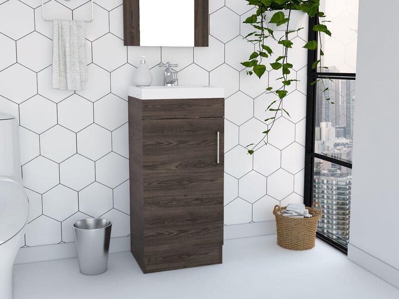 Mueble Lavamanos Oporto Color Chocolate image number null