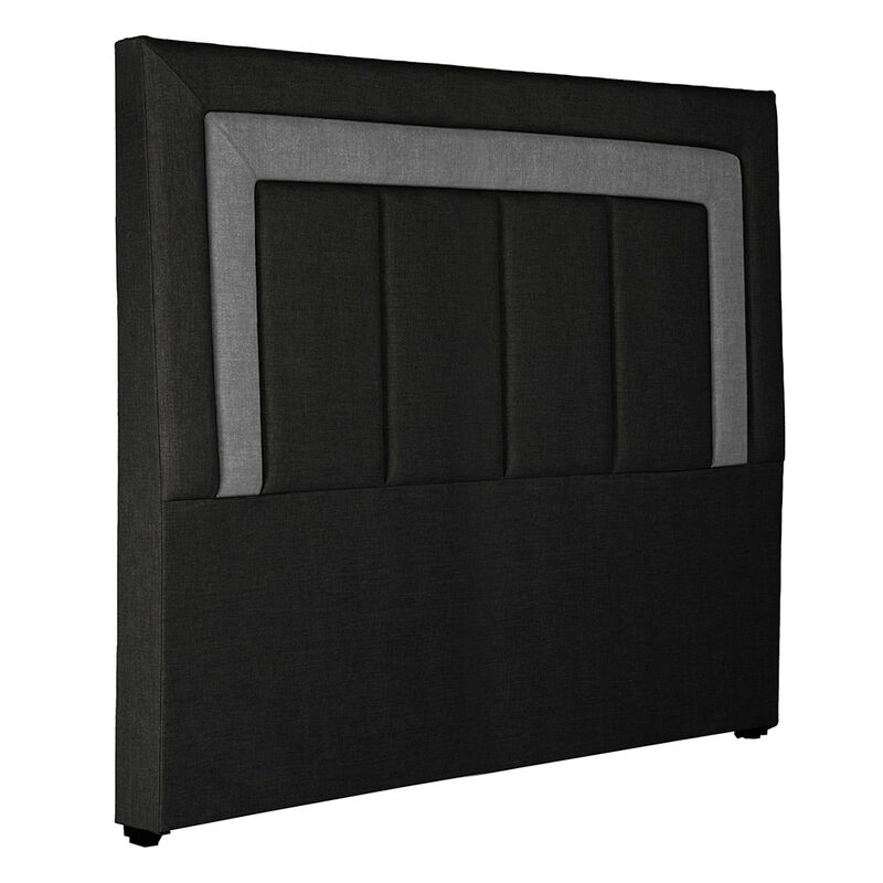 Cabecera Queen Size Dicasa Bora Gris Oscuro image number null