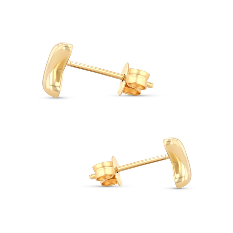 Aretes De Oro Amarillo De 10K (Letra K) image number null