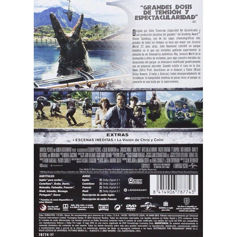 Jurassic World (dvd) image number null