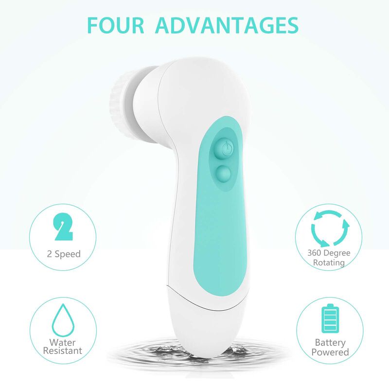 Cepillo Facial Impermeable Clsevxy Con 5 Cabeza... image number null