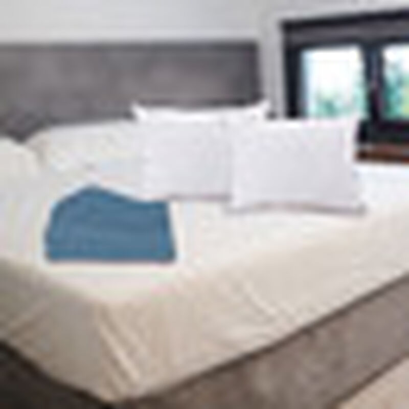 Juego de S&aacute;banas Queen Size Softy Azul Marino image number null