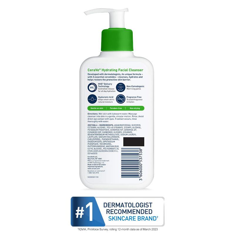 Limpiador Facial Cerave Hidratante Hidratante P... image number null