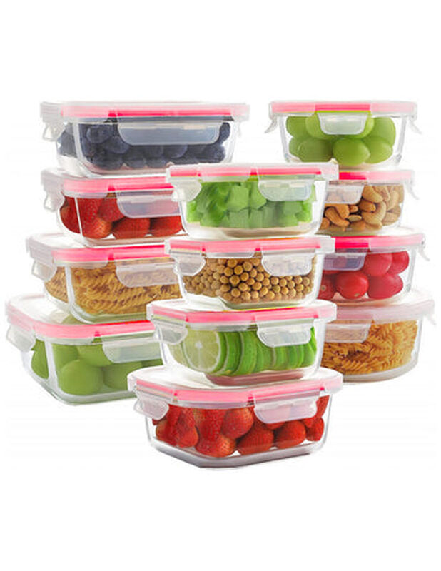 Set Bradtrendy de 12 Recipientes de Vidrio Herm... image number null