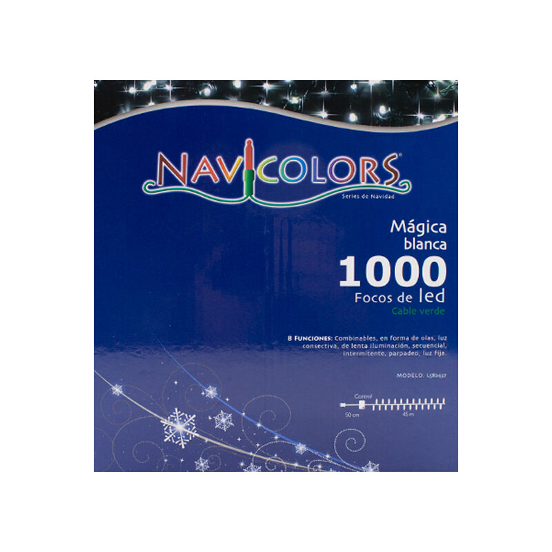 Luces LED Calida 500 Led Calida, Cable Verde 1 ... image number null