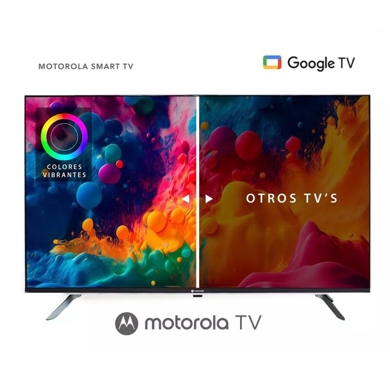 PANTALLA MOTOROLA MOT32HLE11 32 PUL SMART TV LE... image number null