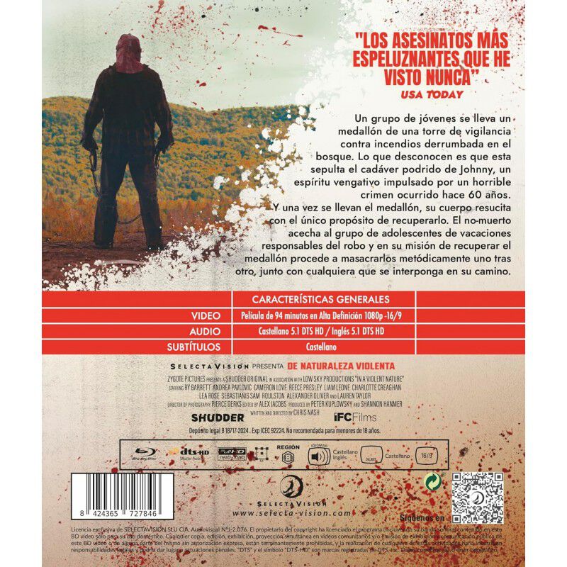 De Naturaleza Violenta [blu-ray] (2024) In A Vi... image number null