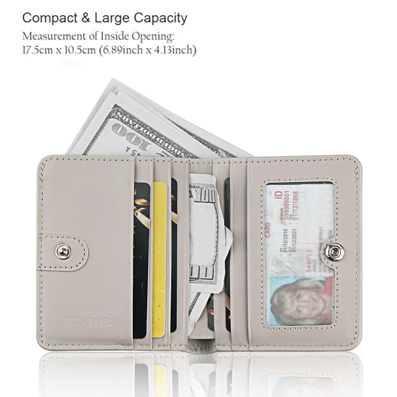 Cartera Ft Funtor 10,7 &times; 9 cm Con Bloqueo Rfid ... image number null