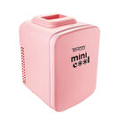 Mini Refrigerador Portatil Frigobar De 4 L Cold Hot Skincare Alimentos Bebidas Color Rosa Timco