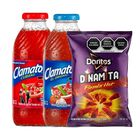 Clamato Cubano 473 Ml + Clamato 473 Ml + Doritos Dinamita Flamin' Hot 70 Gr