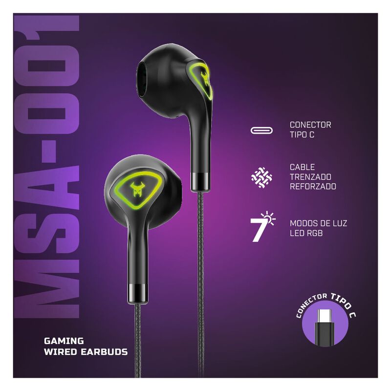 Stf Aud&iacute;fonos Gamer Al&aacute;mbricos | Conector Tipo ... image number null