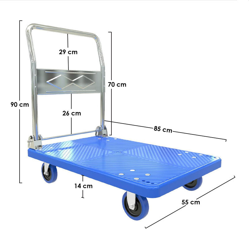 Carrito de carga Plegable 450Kg Aquila image number null