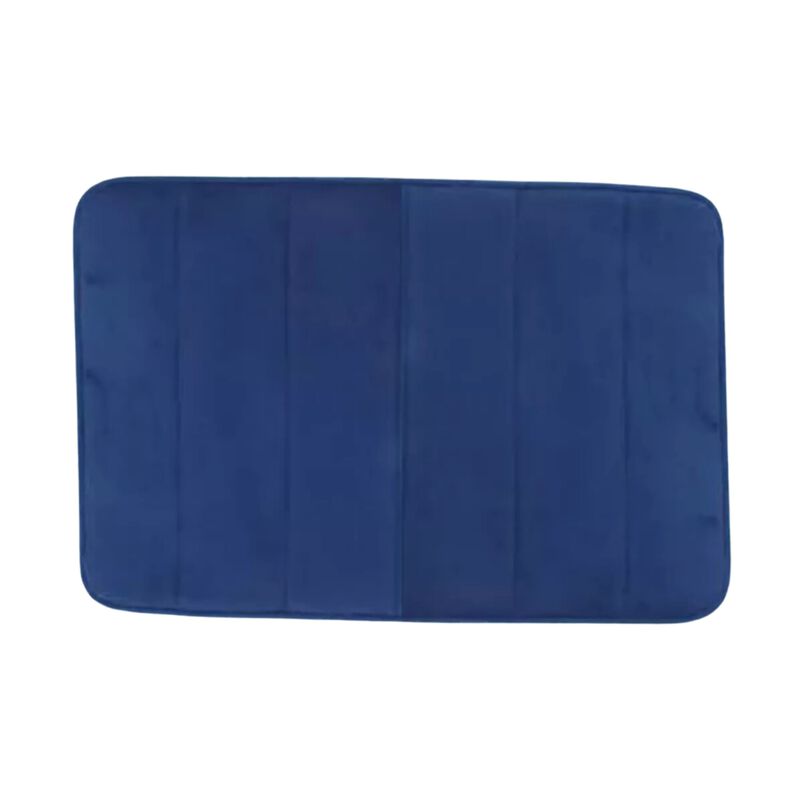 Tapete De Ba&ntilde;o Memory Foam Az&uacute;l Namaro Design image number null