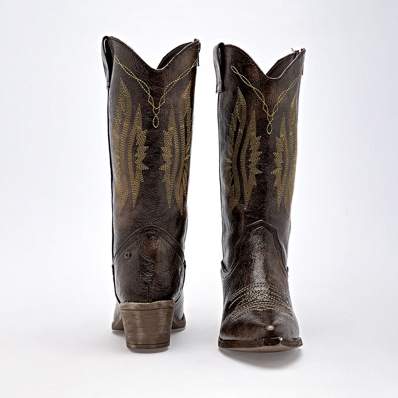 Moramora Bota para mujer caf&eacute; image number null