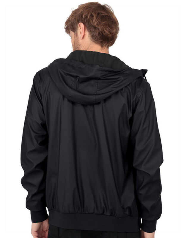 Chamarra Caballero Afelpada Capucha Negro Roose... image number null