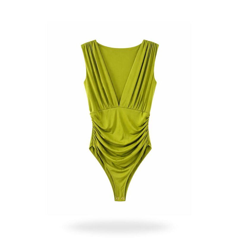 Body Cuello V Drapeado image number null