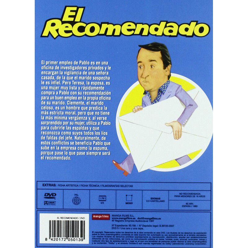 El Recomendado [dvd] image number null
